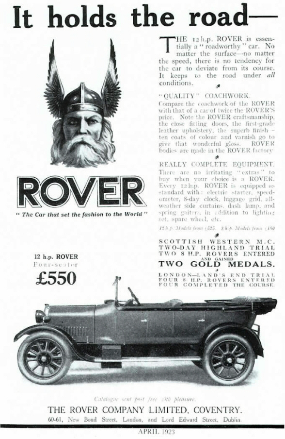 1923 Clegg Twelve Werbung 3