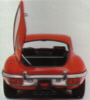 Jaguar E-Type V12 Coup Heckansicht 1973