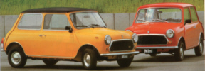 Mini 1000 und Mini Special (links) 1979