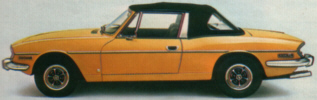 Triumph Stag Seitenansicht 1973