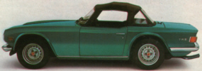 Triumph TR 6 PI Seitenansicht 1973