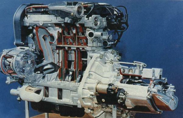 Schnittmodell K-Serie-Motor