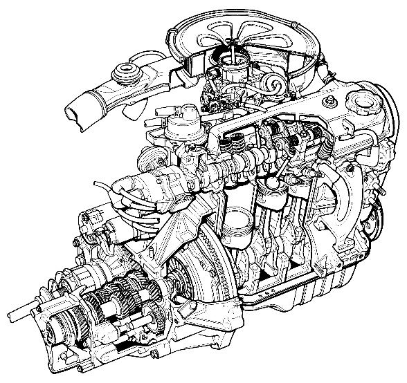 Motor 1,3 Liter Rover 213 Serie 1