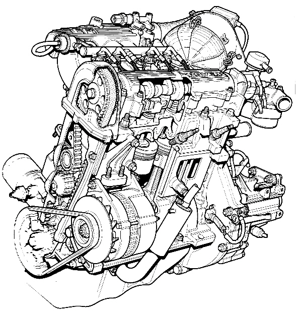 Motor 1,6 Liter Rover 216 Serie 1
