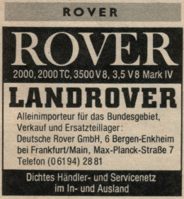 Rover 1969